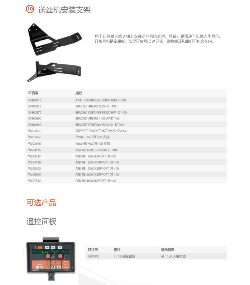 KempArc Pulse焊接系统-可选产品
